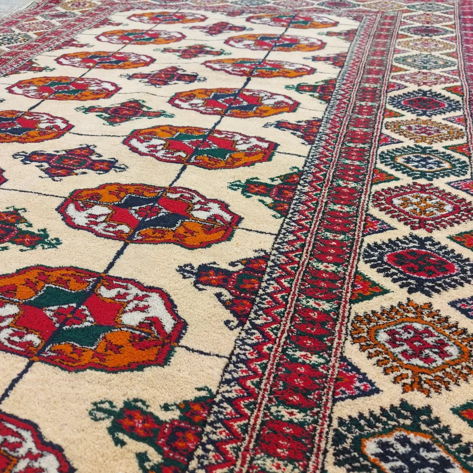 4' x 11' Handmade Hallway Rug Oriental Wool Corridor Carpet, Runner Rug 125 x 340 cm